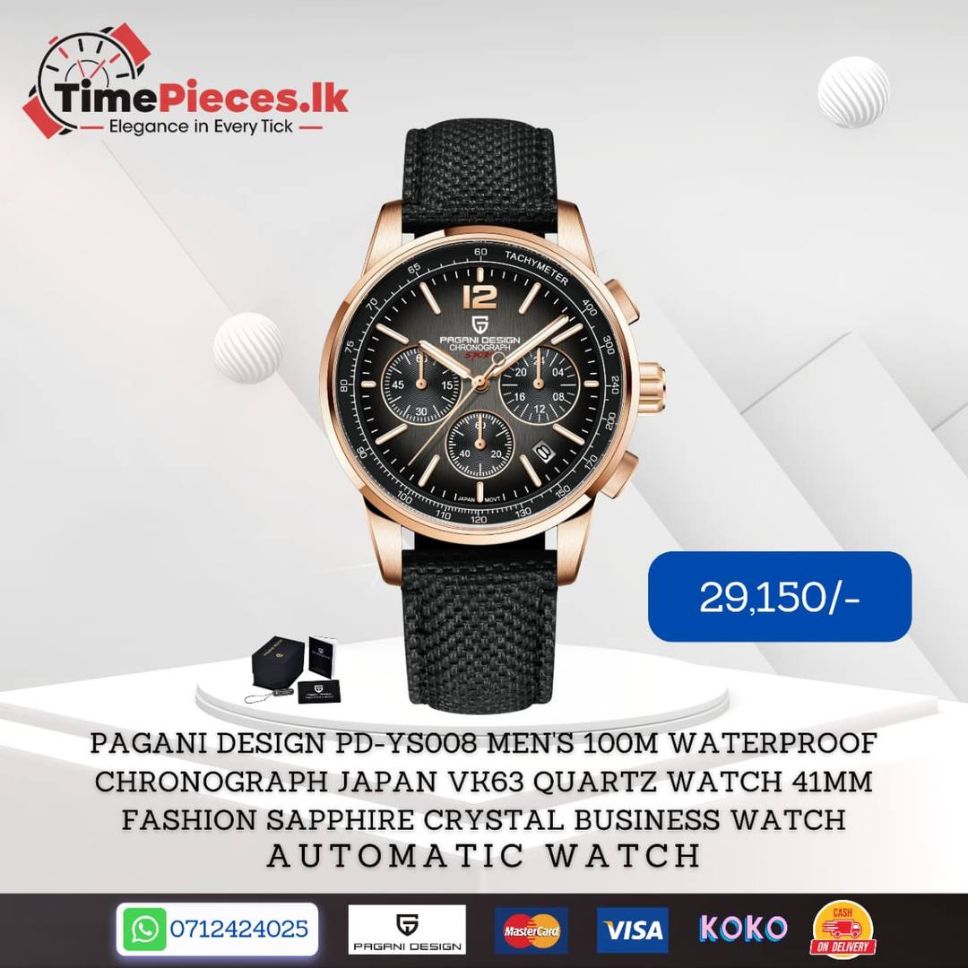 PAGANI DESIGN PD-YS008 MEN'S 100M WATERPROOF WATCH