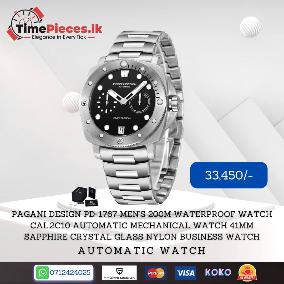 PAGANI DESIGN PD-1767 MEN'S 200M WATERPROOF WATCH