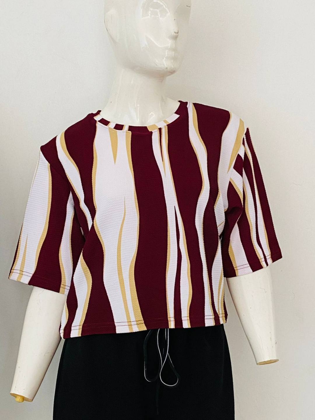 LADIES BAGGY OVERSIZE CROP TOP AVAILABLE
