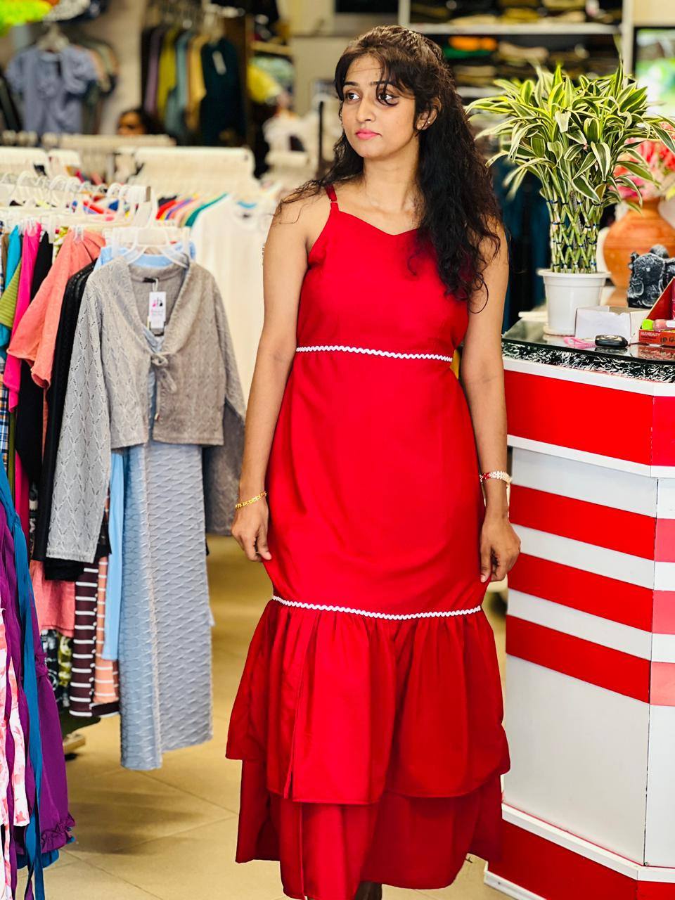 LONG SKINNY PATTI FROCK AVAILABLE FOR SALE