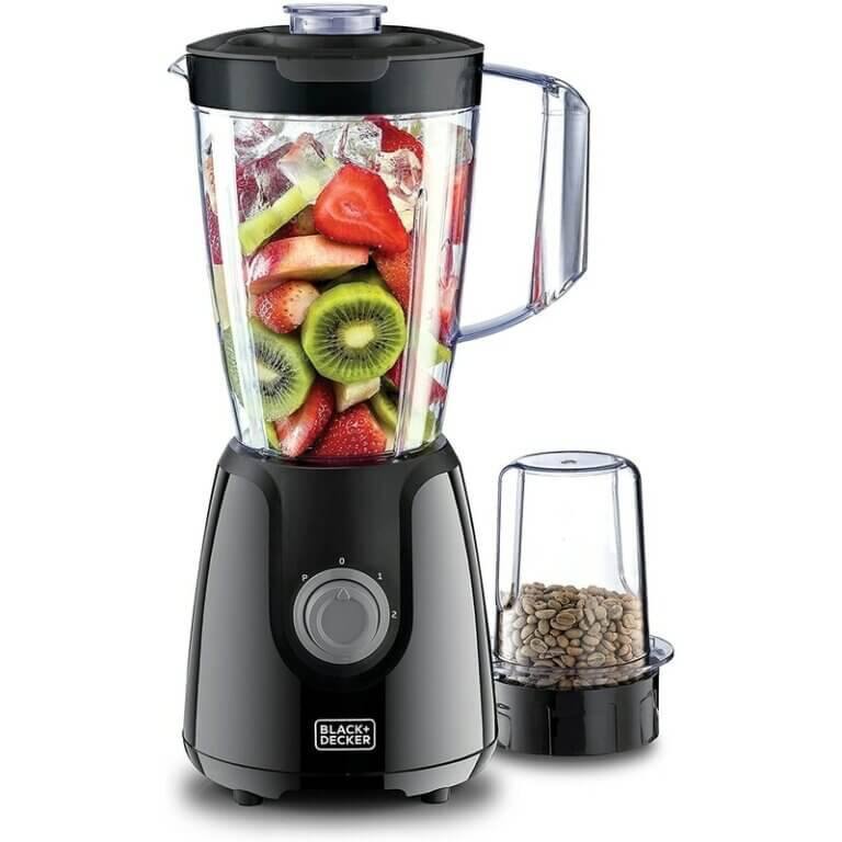 BLACK + DECKER 400W BLENDER WITH GRINDER MILL & EXTRA JAR BX430J