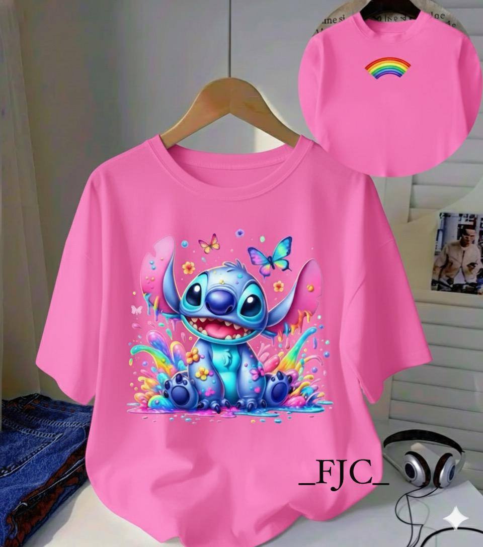 PINK COLOR CASUAL T SHIRT
