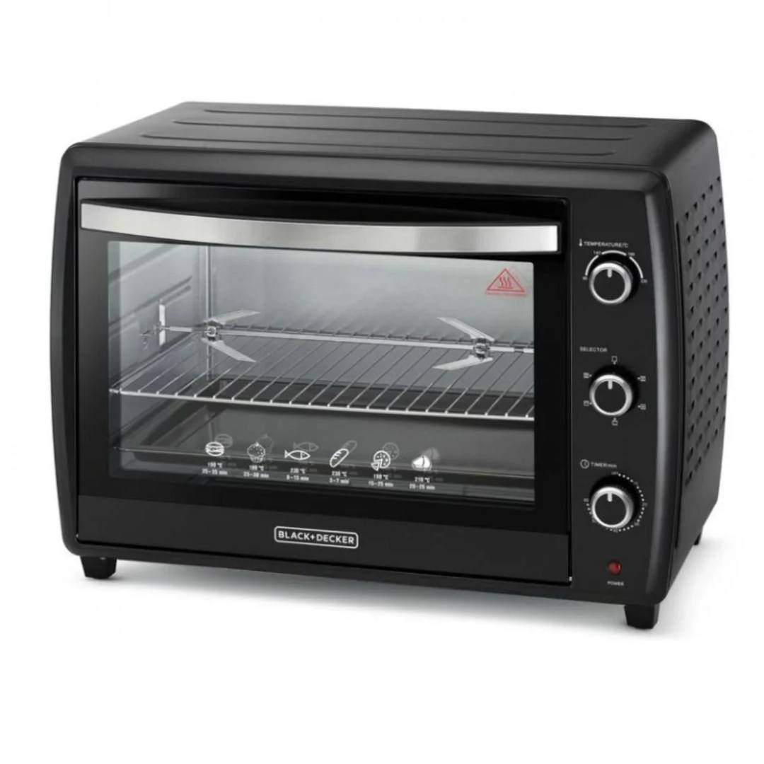 BLACK+DECKER 70L DOUBLE GLASS TOASTER OVEN – TRO70RDG-B5