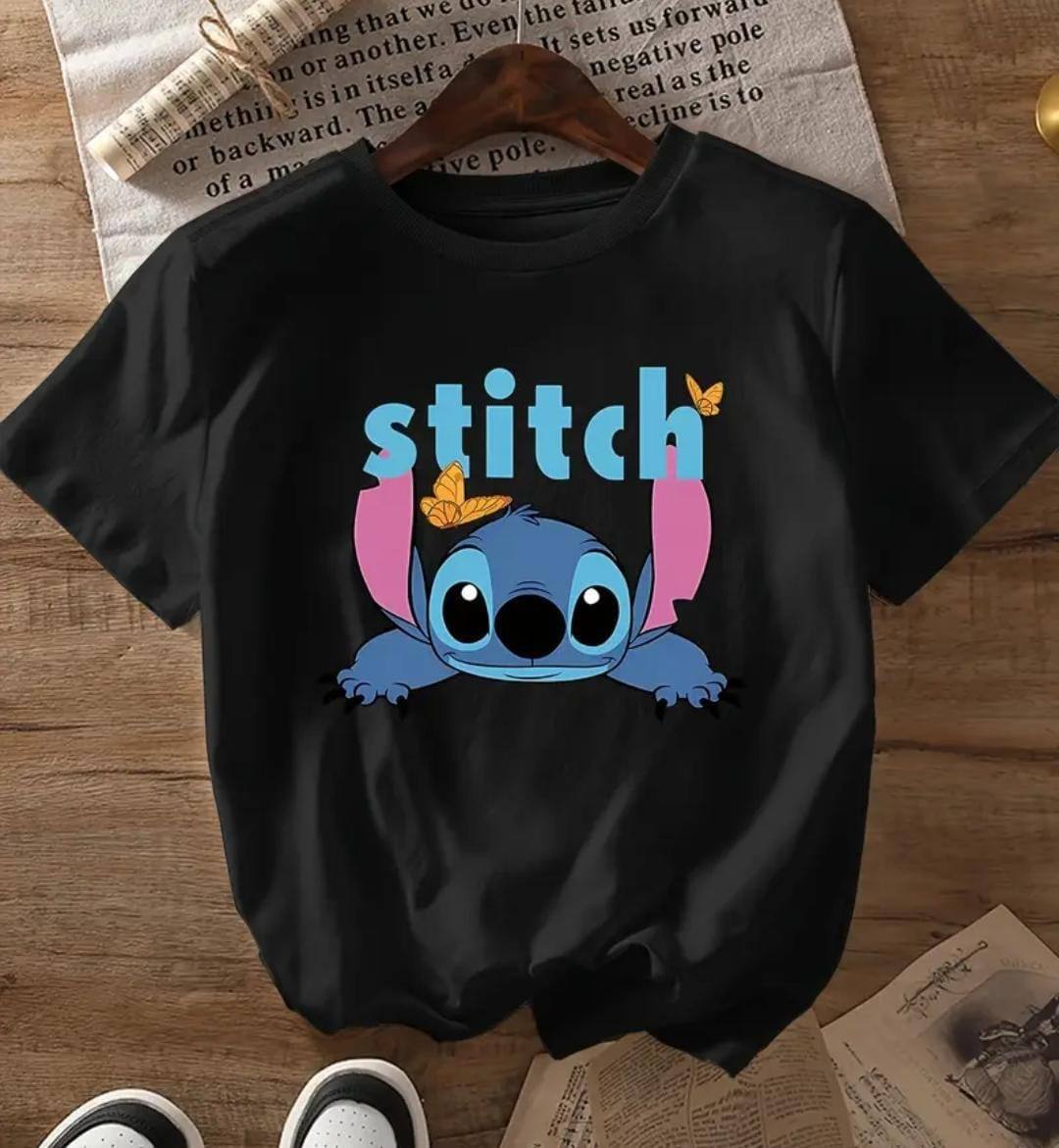 CASUAL T SHIRT WITH BLACK COLOR