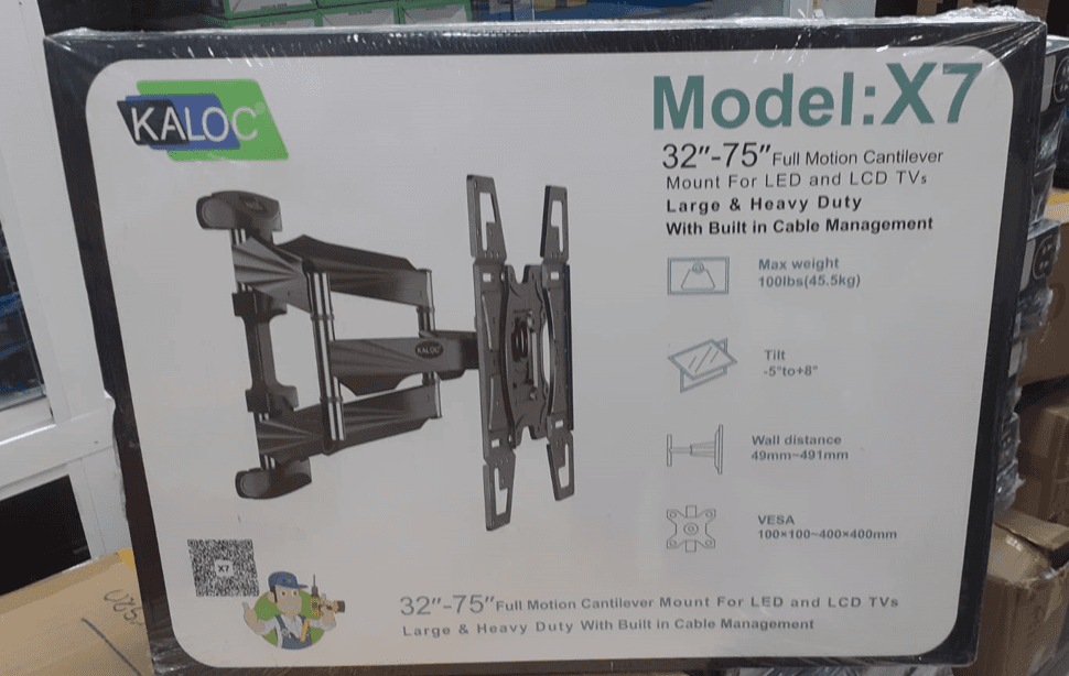 KALOC X7 TV WALL MOUNT FOR 32 TO 75 TVS