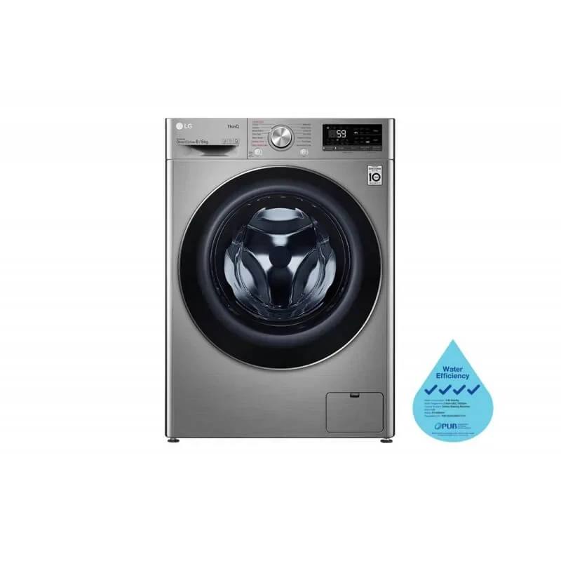 LG FRONT LOADER WASHER DRYER 8/6KG FV1408H4V