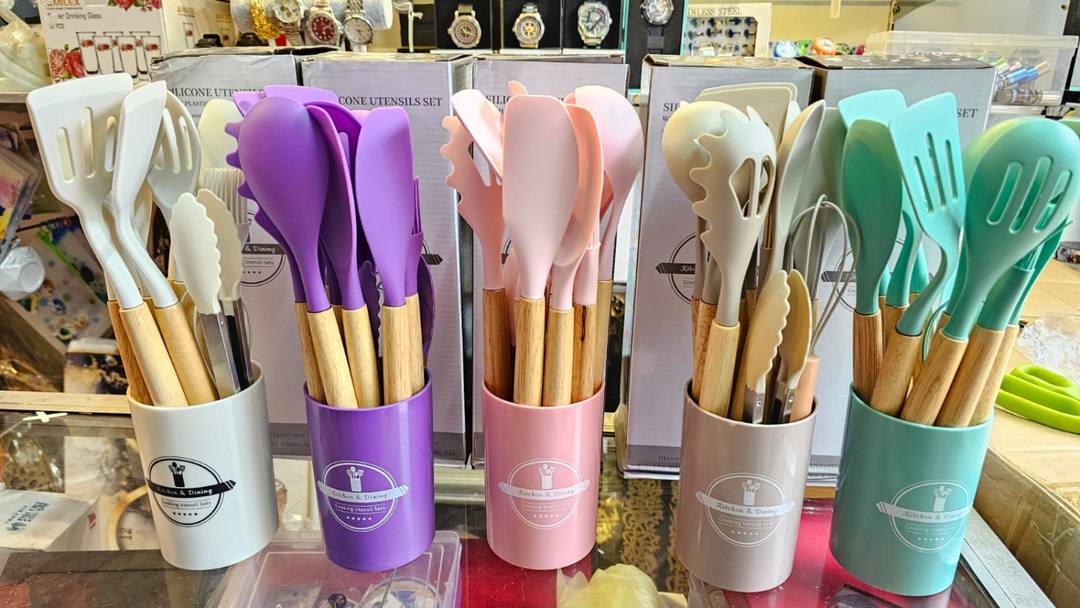 12PCS SILICONE KITCHEN UTENSILS SET