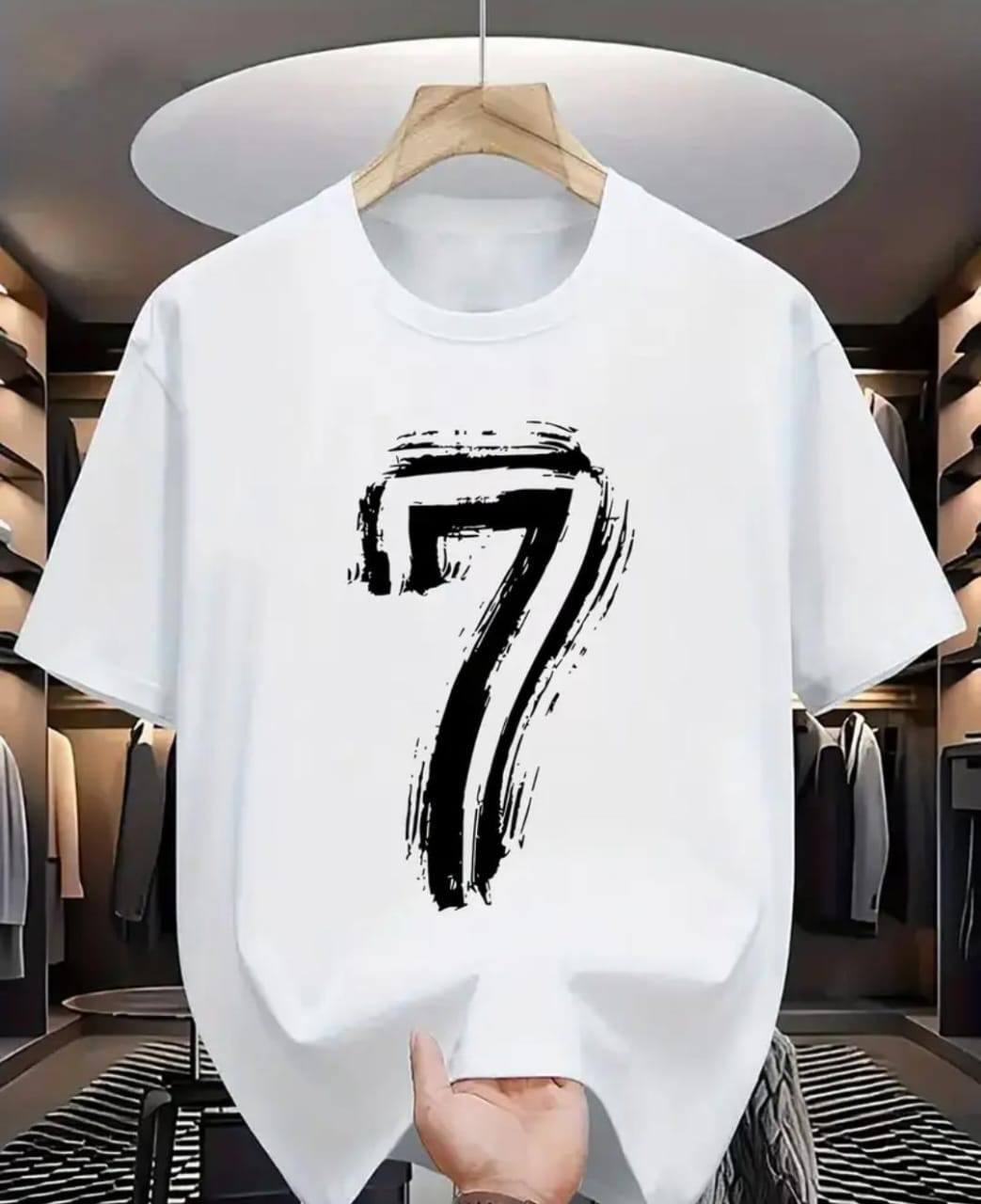 WHITE TEE WITH GENTS