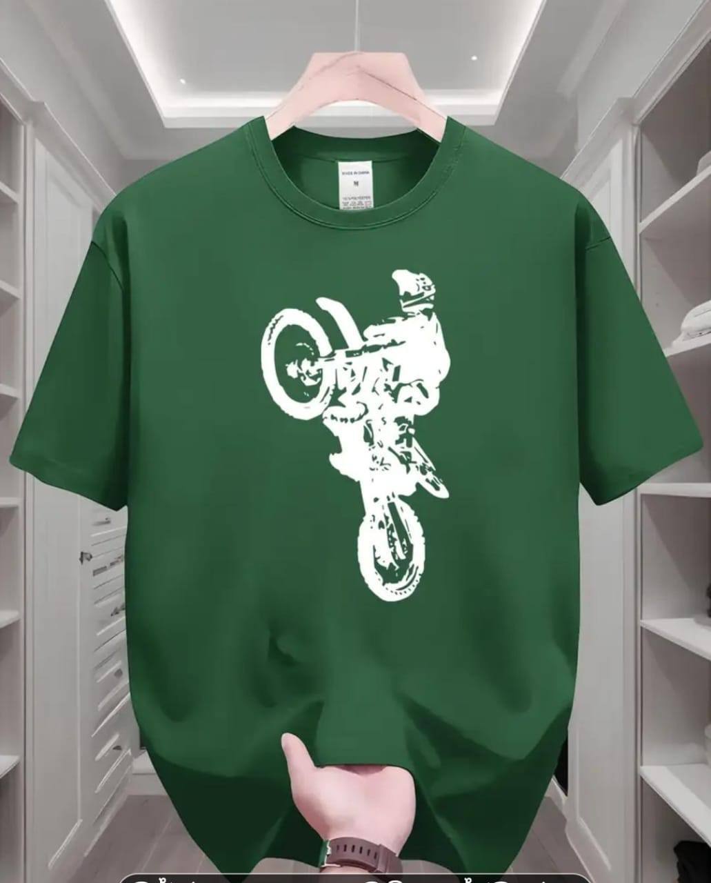 BIKE RIDE PRINT TEE WITH GENTS