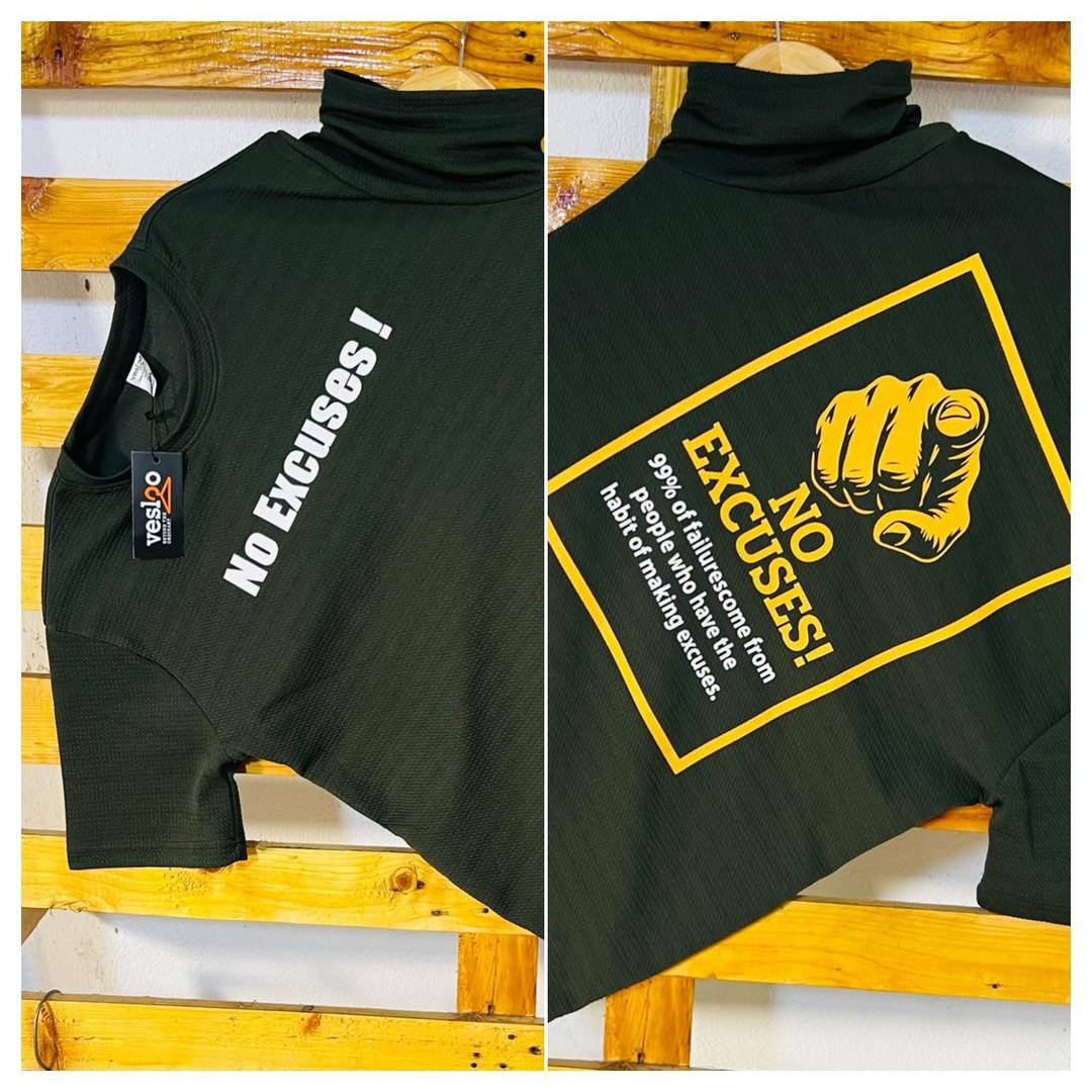NO EXCUSES – MOTIVATION T-SHIRT
