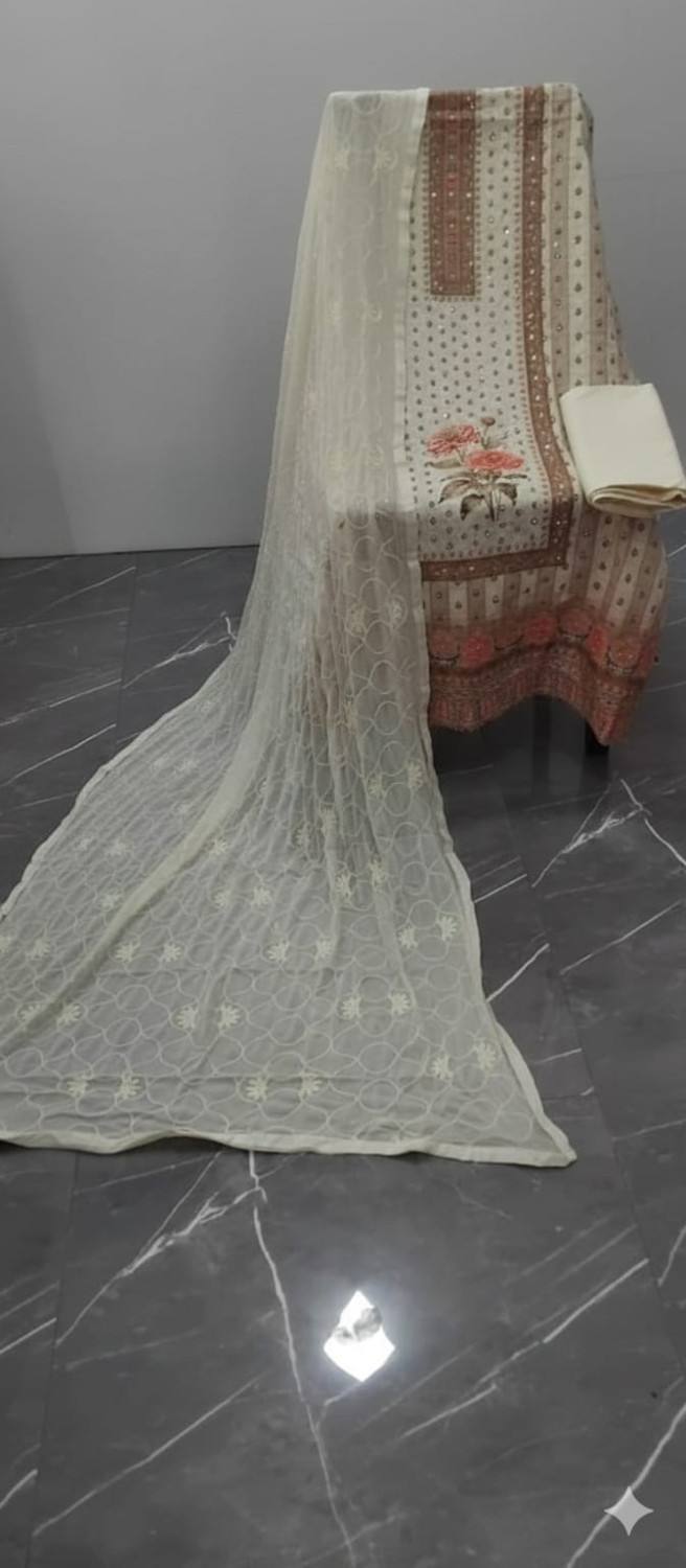 COTTON HAKOBA SHALWAR MATERIAL SET