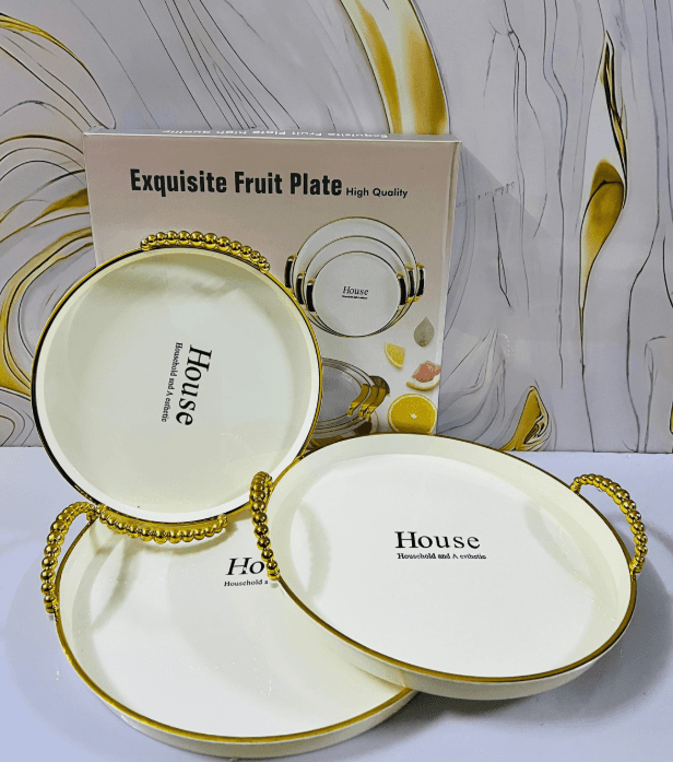 3 FRUIT PLATES