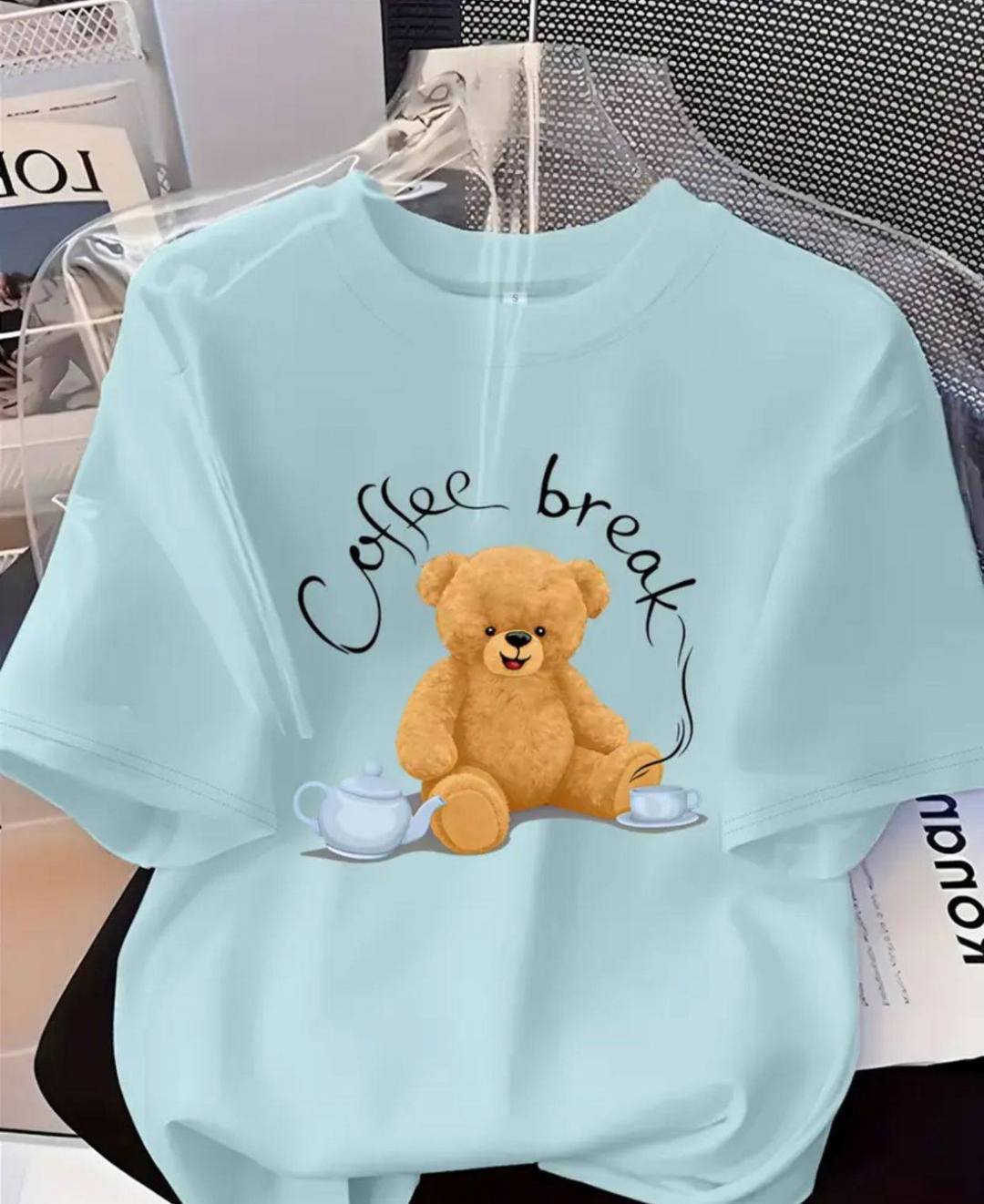COFFEE BREAK PRINT TEE FOR SALE