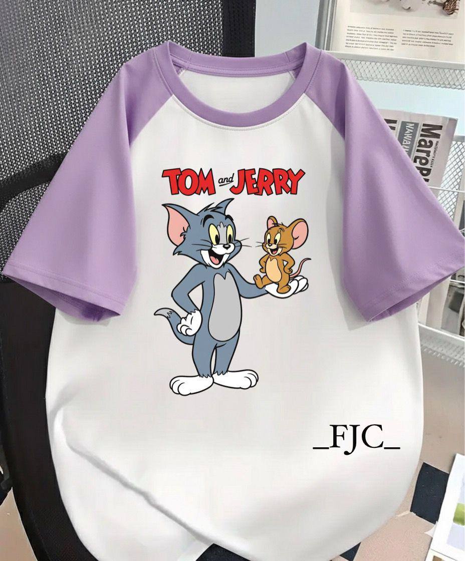 TOM AND JERRY PRINT T SHIRT AVAILABLE