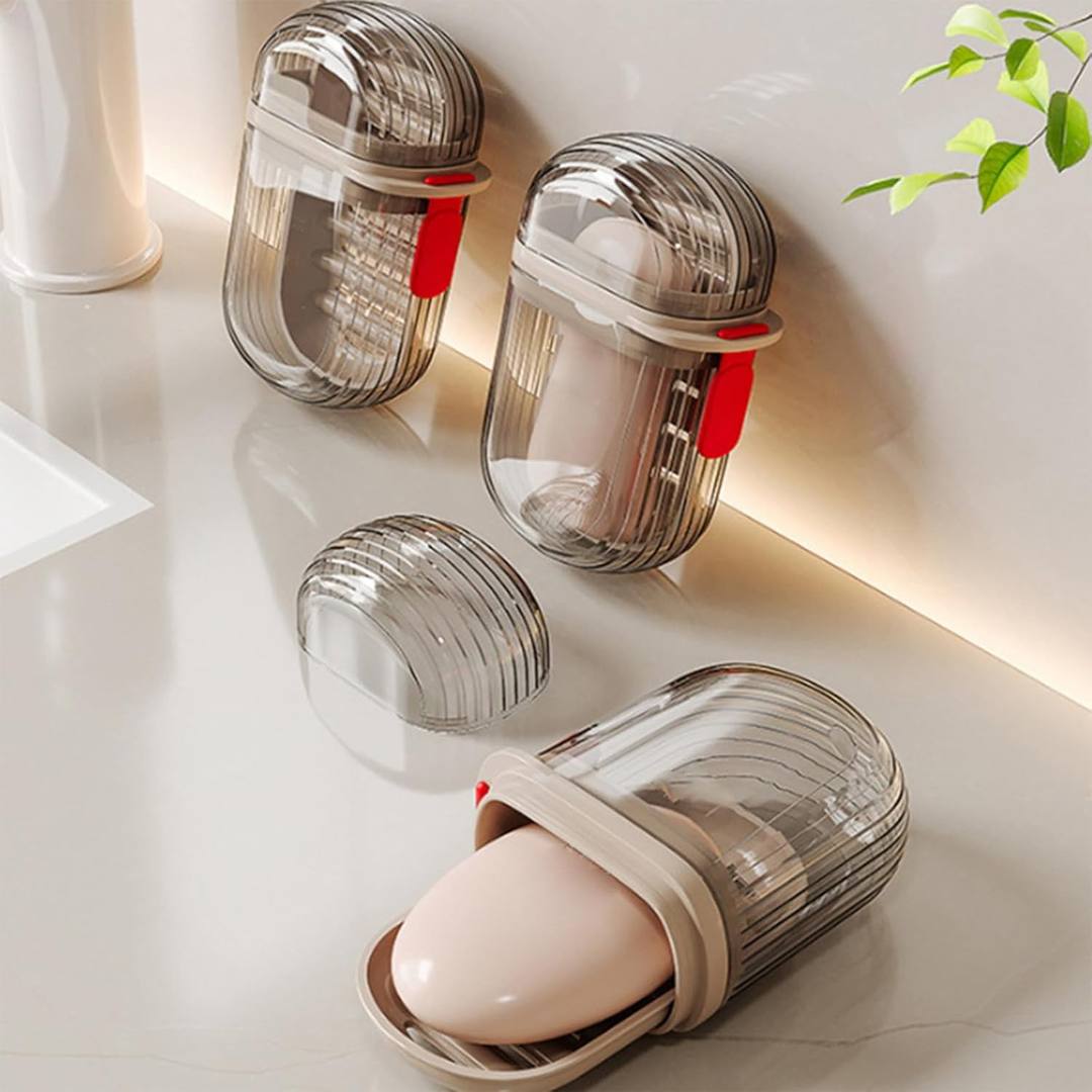 BIG SIZE TRAVEL SOAP CASE WITH SAFETY BOX