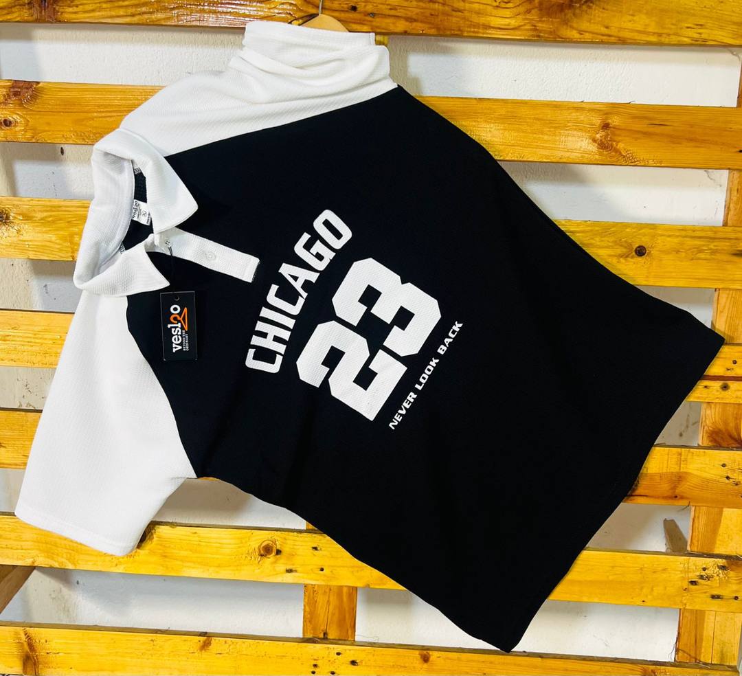 POPCORN COLLAR T-SHIRT STYLISH & TRENDY DESIGN