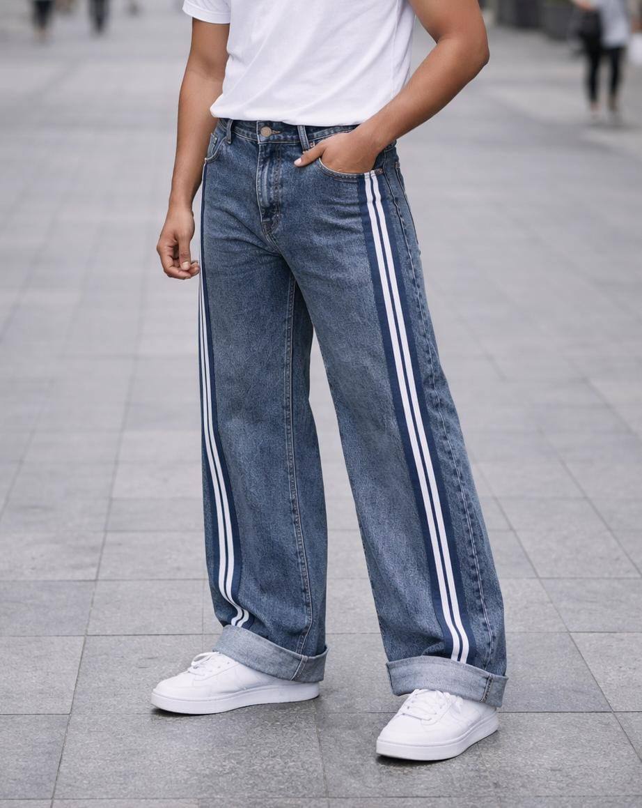 BIG FOLD BAGGY DENIM