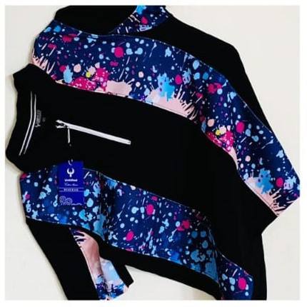 STYLISH TWO TONE COLLAR T-SHIRT