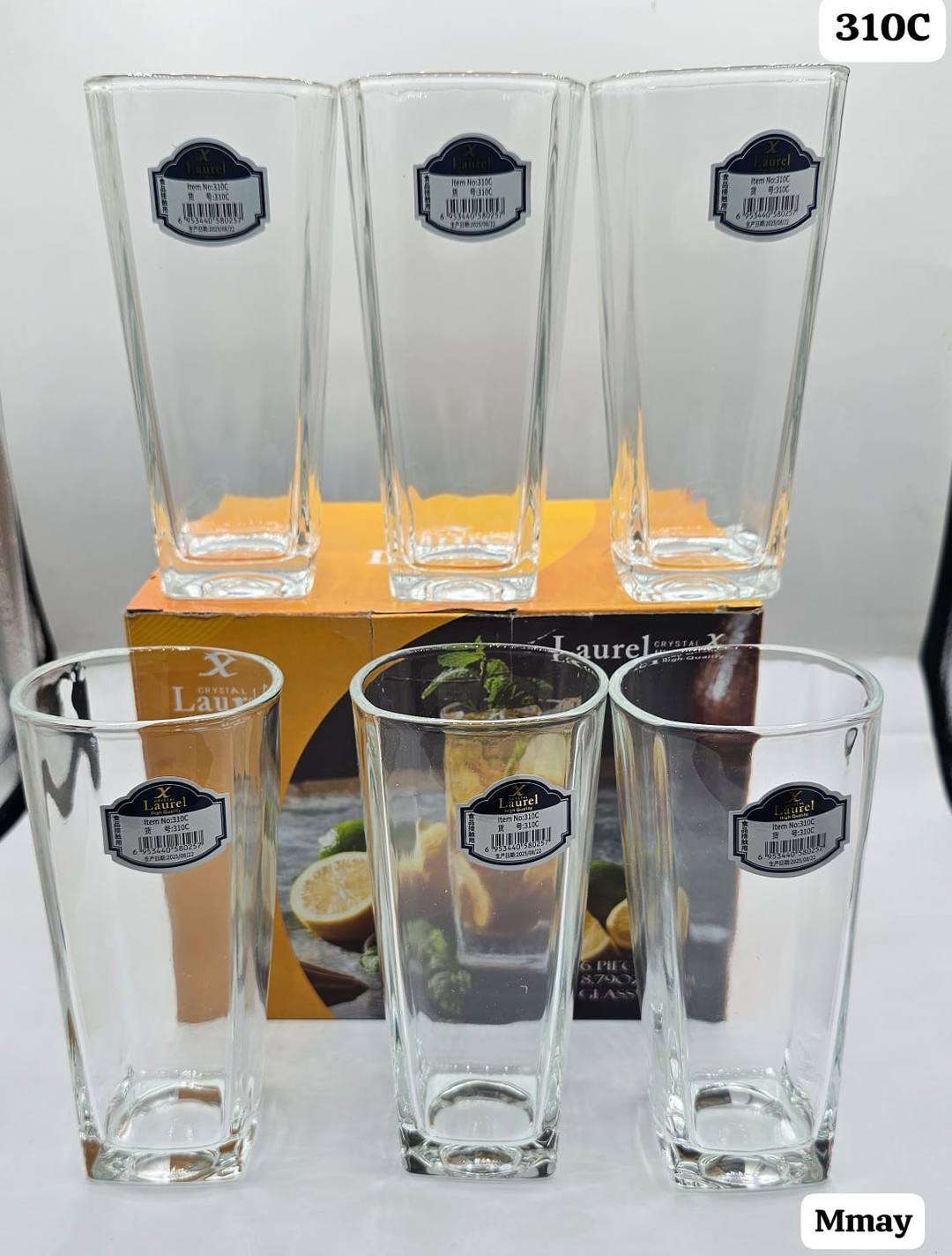 GLASS SET 6 PIECES