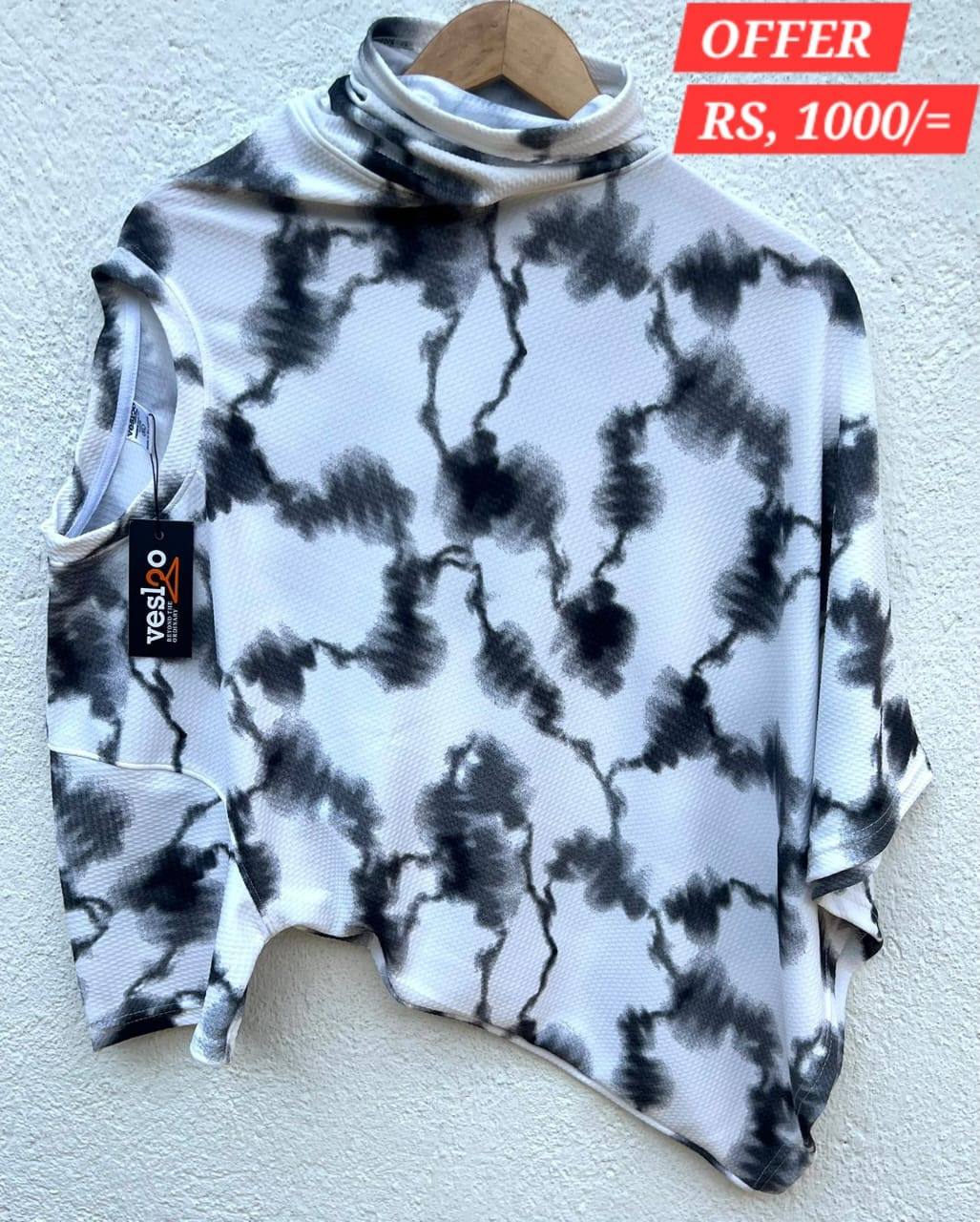 POPCORN FABRIC T-SHIRT