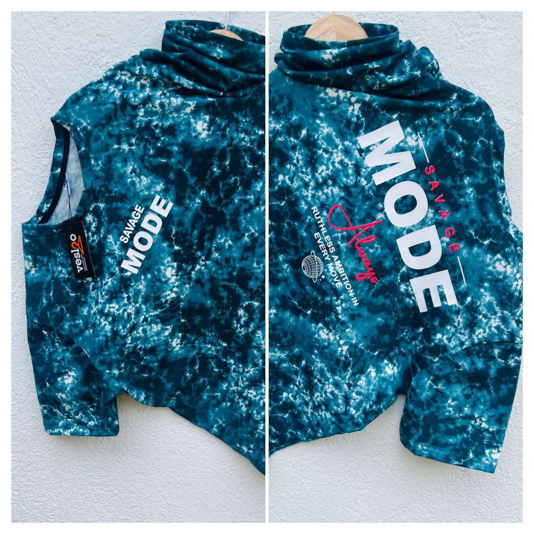 ACID WASH BACK PRINT T-SHIRT