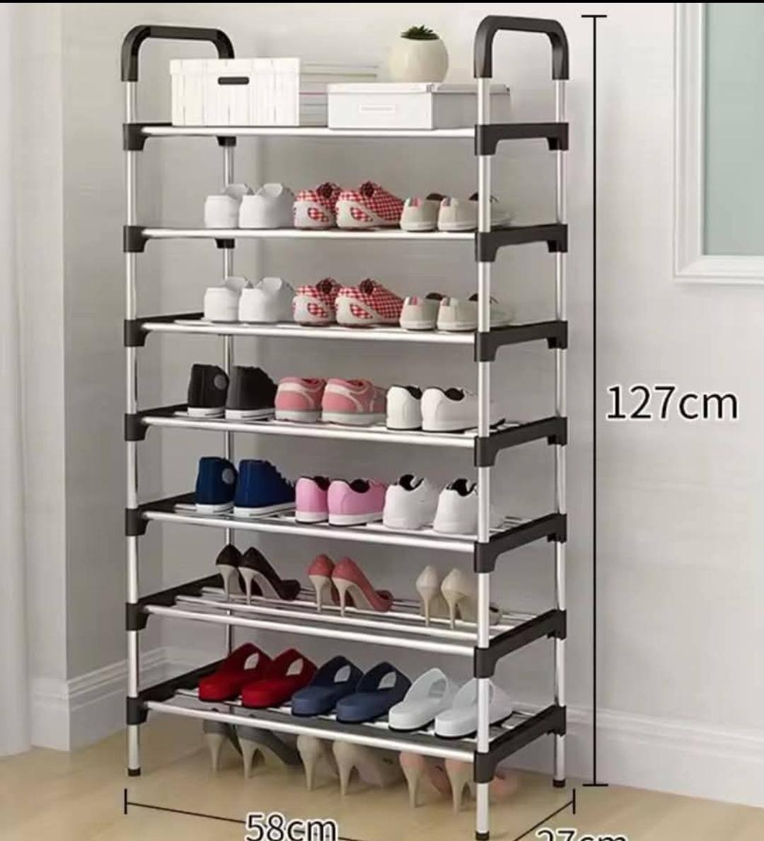7 LAYER METAL SHOE RACK