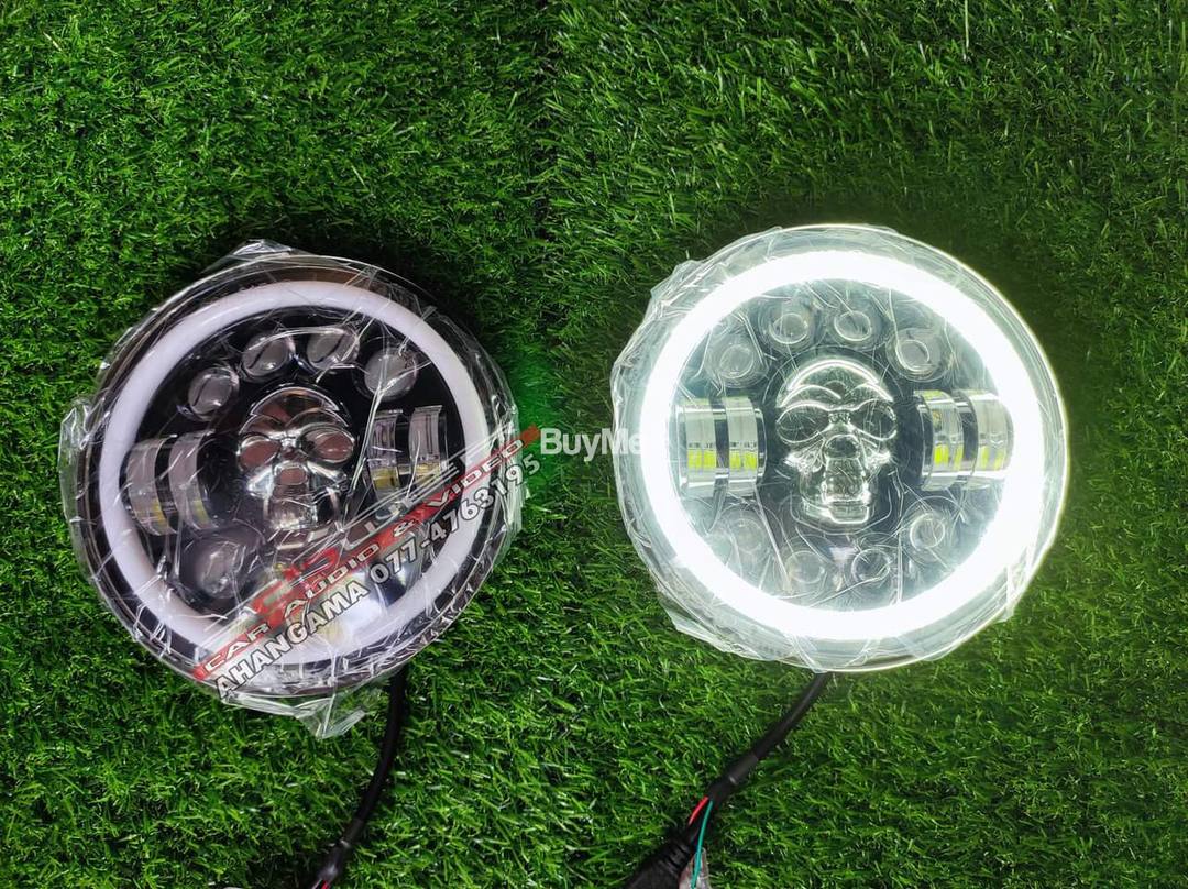 7 SKULL SEALBEAM - HEAD LIGHT