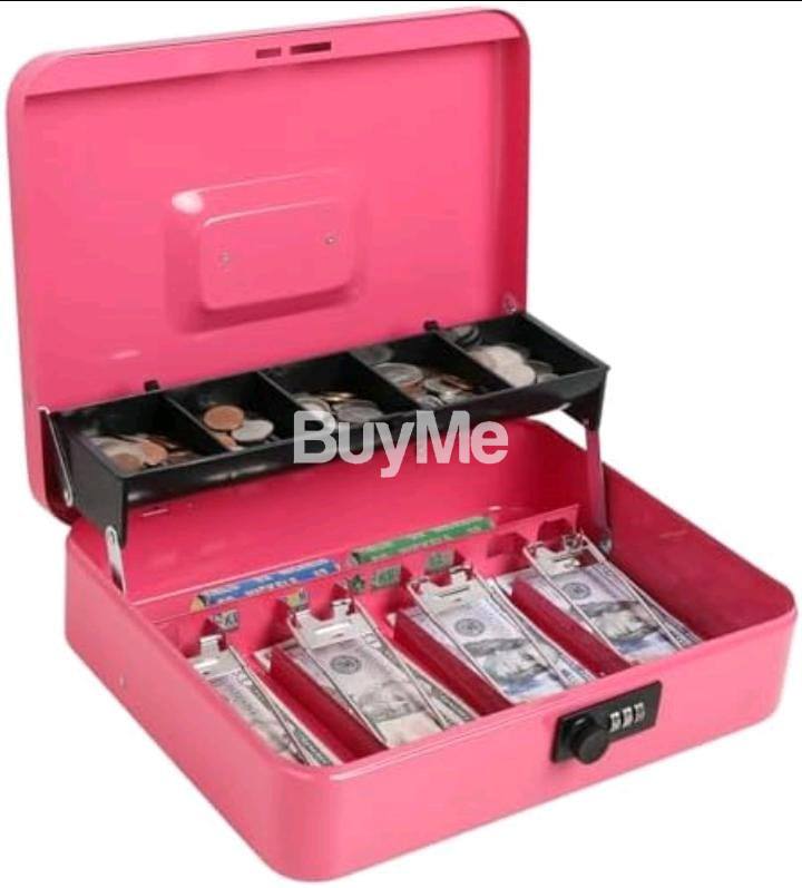 MEDIUM CASH BOX WITH MONEY TRAY