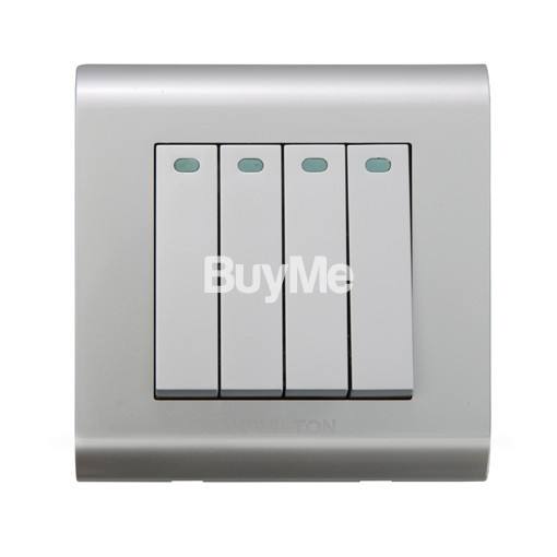 4 GANG SWITCH – MODULAR GRAY