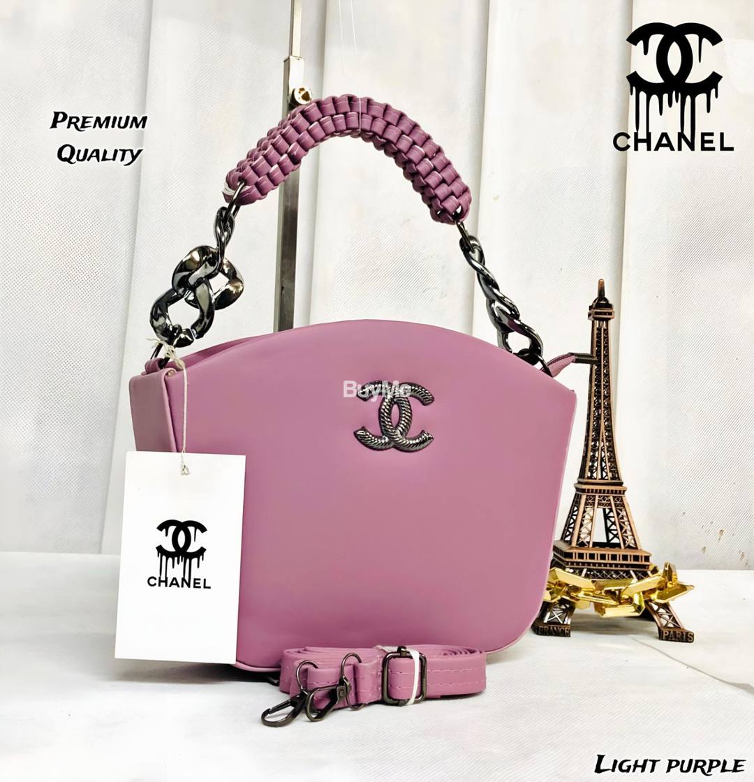 HANG BAG - LIGHT PURPLE & DARK PURPLE