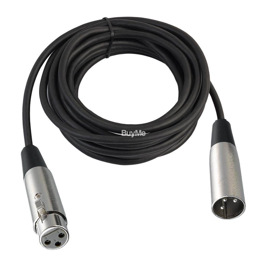 XLR MALE TO FEMALE MICROPHONE CABLE 10M