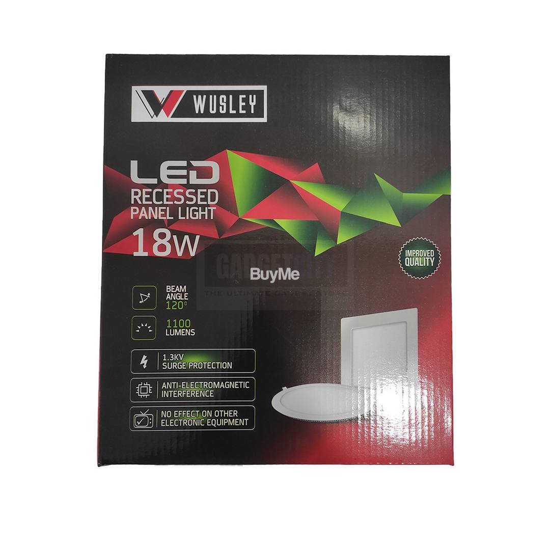 WUSLEY LED RECESSED PANEL LIGHT (18W-SQUARE)