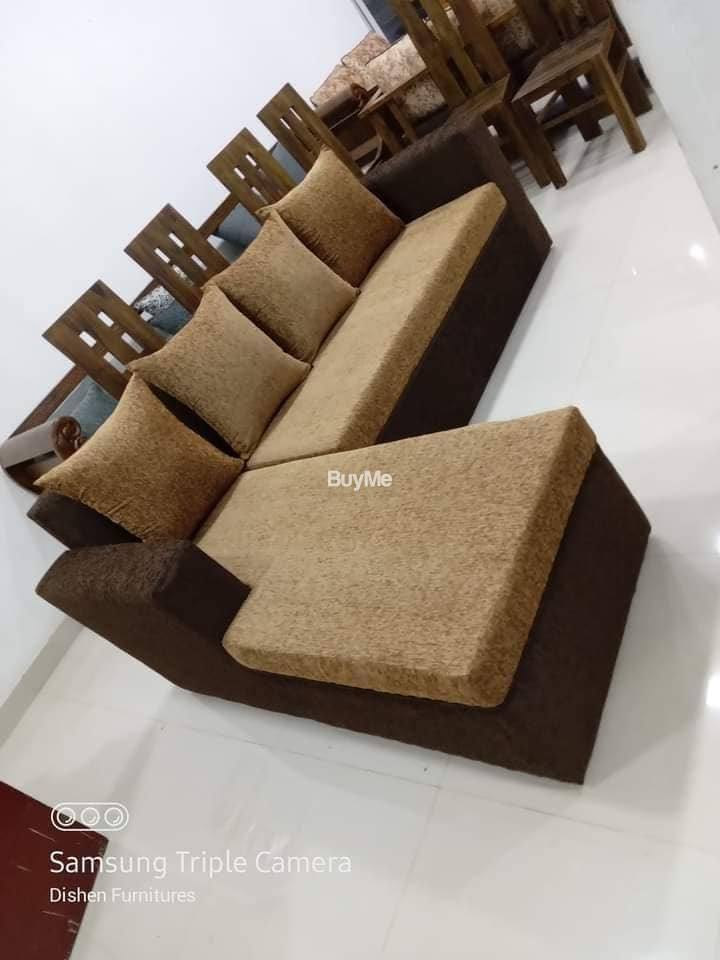 L SHAPE SOFA SET - 6