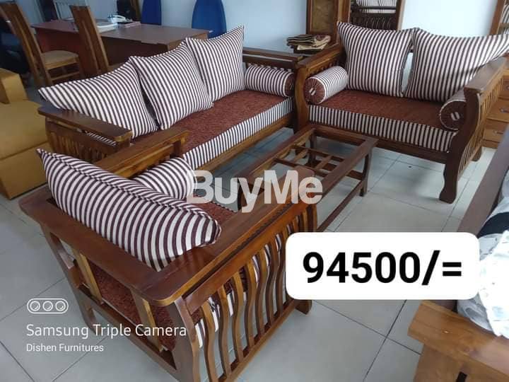 3-2-1 WOODEN SOFA SET 48