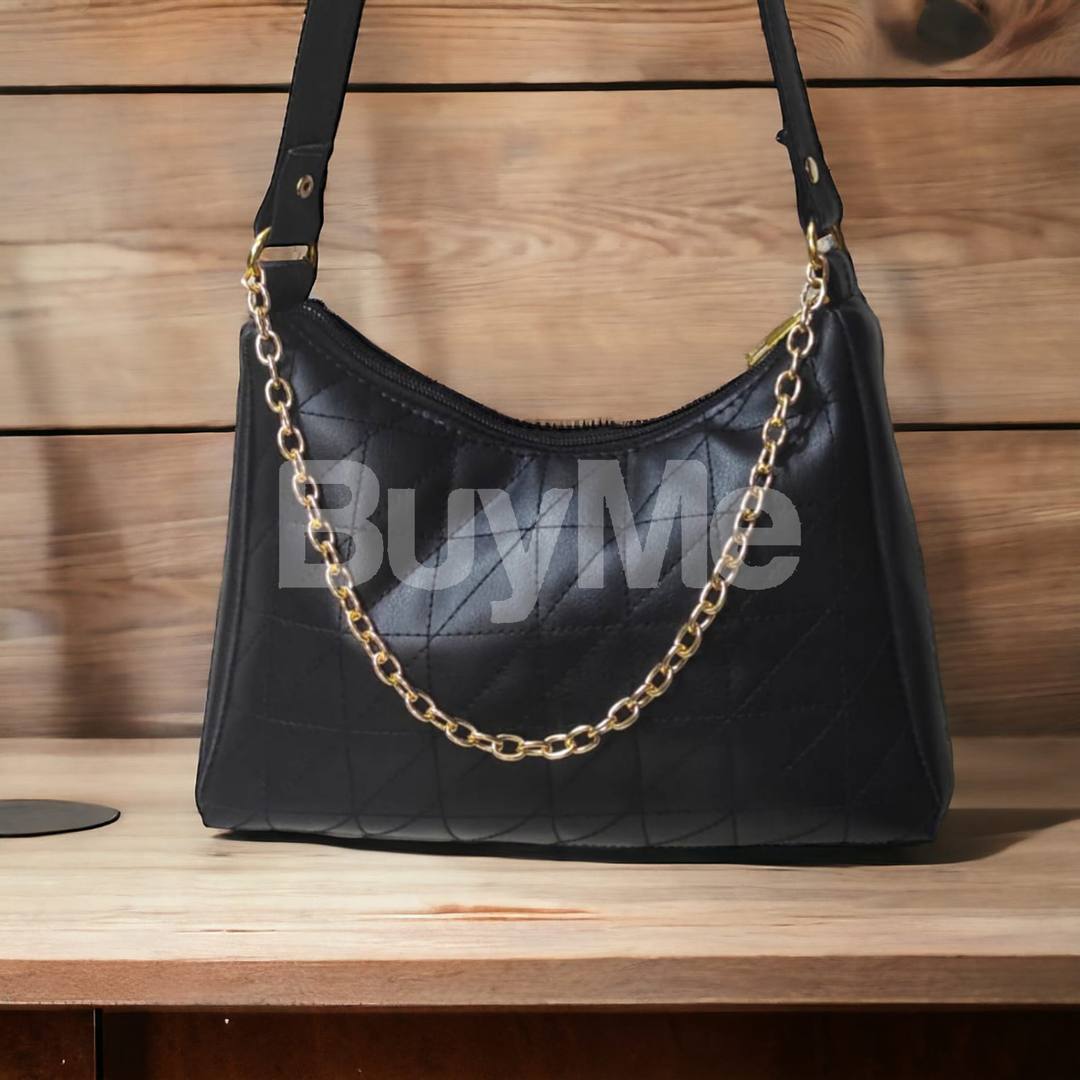 PRINT SLIM BAG - BLACK