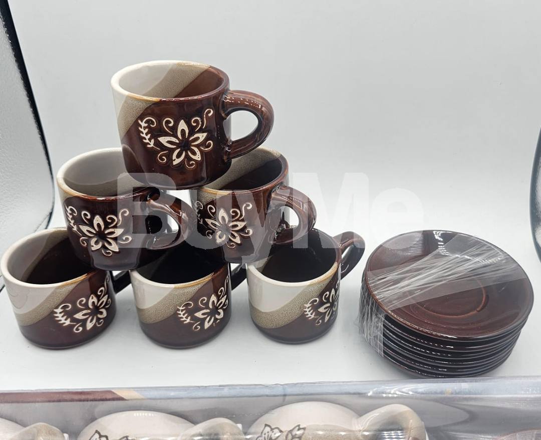 12PCS COFFEE CUP & SAUCER SET