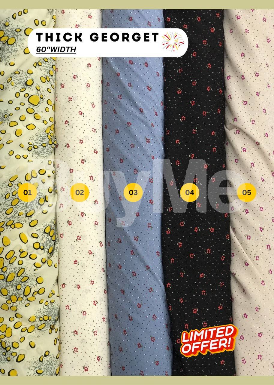 THICK GEORGETTE MATERIAL 60"WIDTH