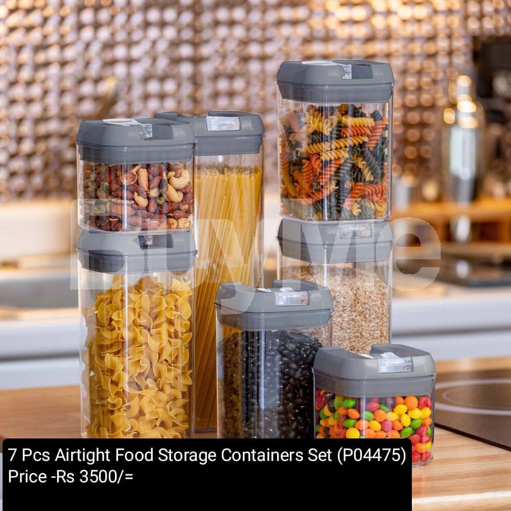 7PCS AIRTIGHT FOOD STORAGE CONTAINERS SET
