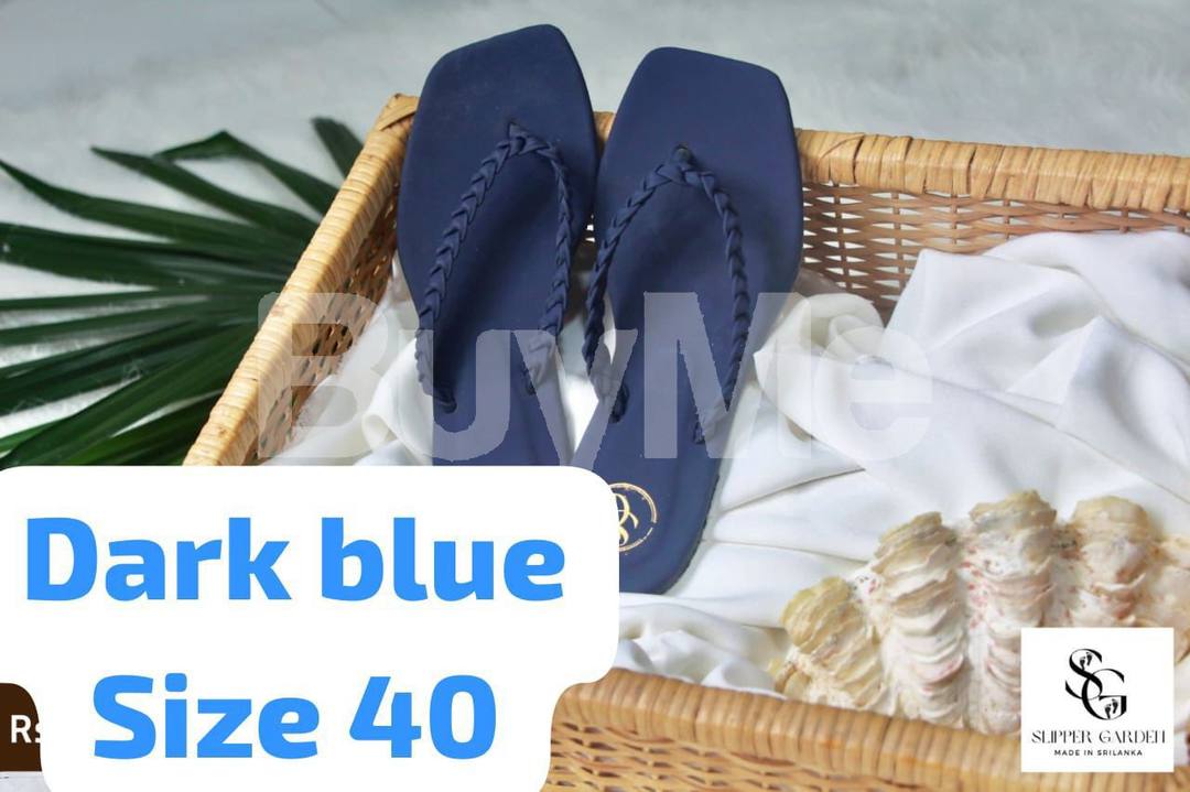 FLAT SLIPPERS - BLUE