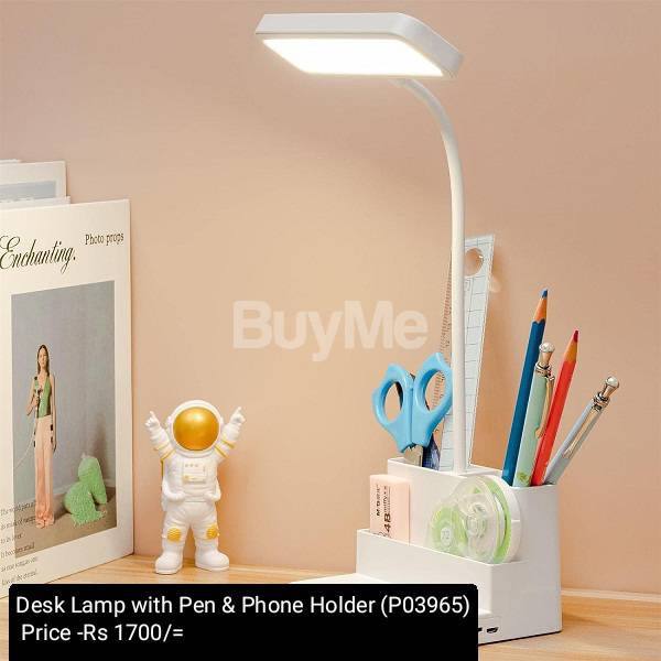 DESK LAMB WITH PEN & PHONE HOLDER