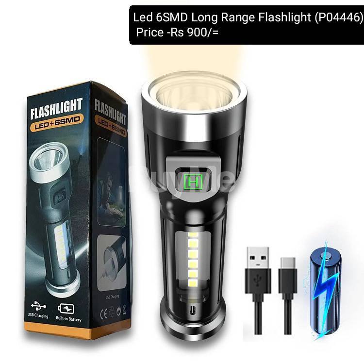 LED 6SMD LONG RANGE FLASHLIGHT