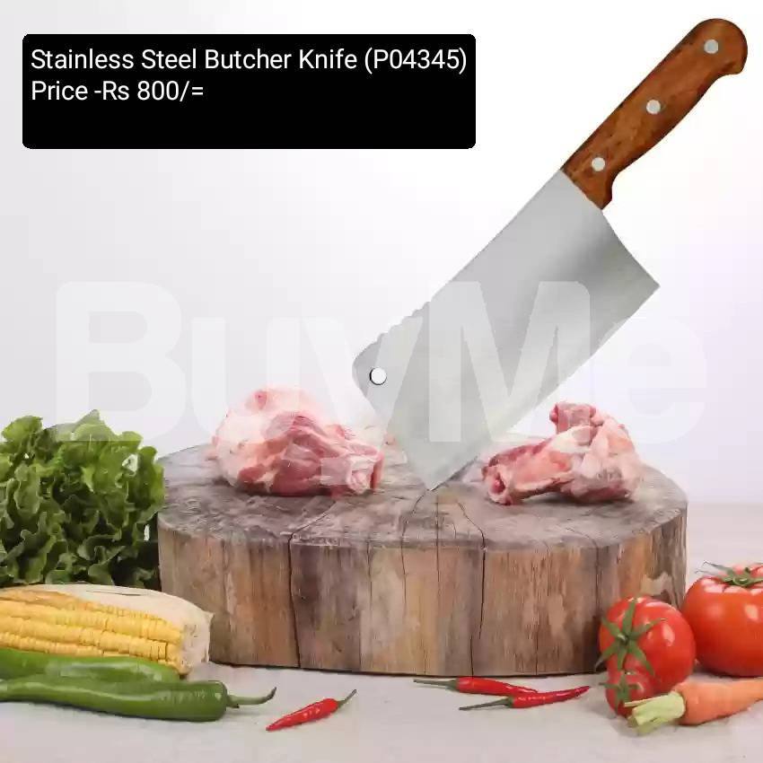 STAINLESS STEEL BUTCHER KNIFE