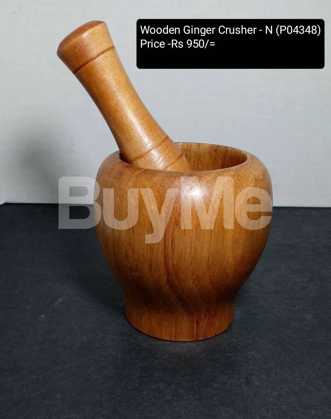 WOODEN GINGER CRUSHER