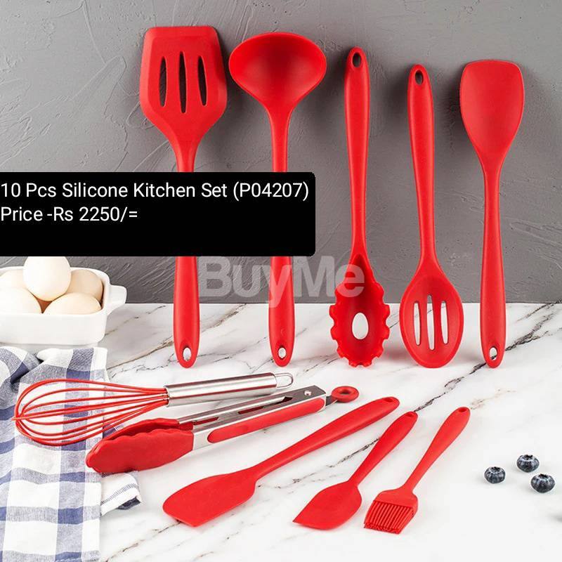 10PCS SILICONE KITCHEN SET