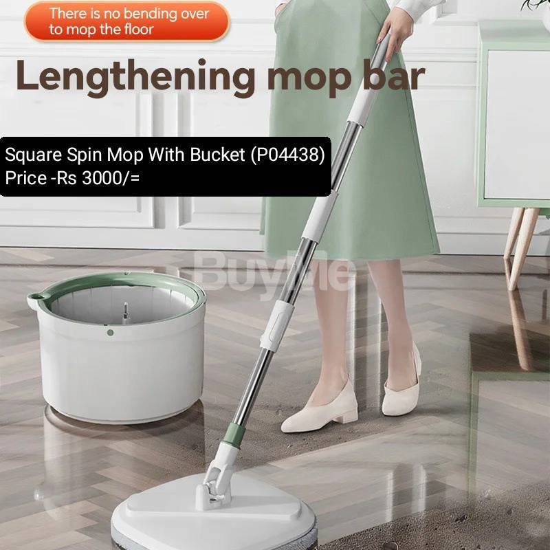 SQUARE SPIN MOP WITH BUCKET